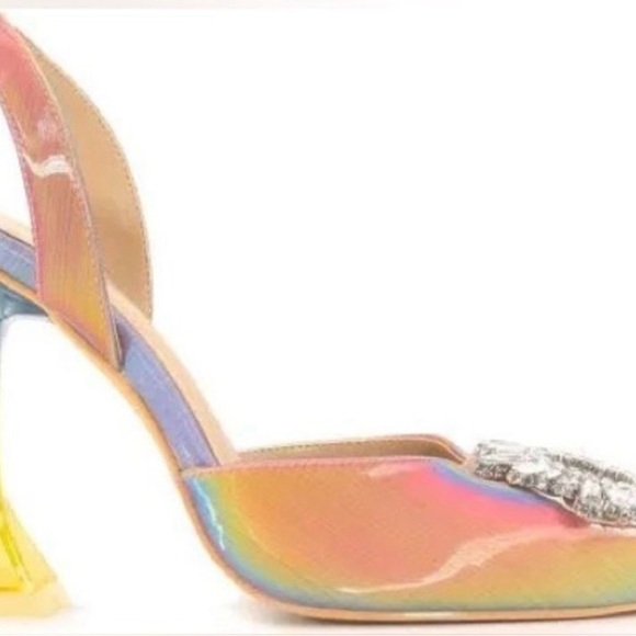 COPY - BRAND NEW IN BOX - Cape Robbin Embellished Slingback Pumps - Picture 2 of 6